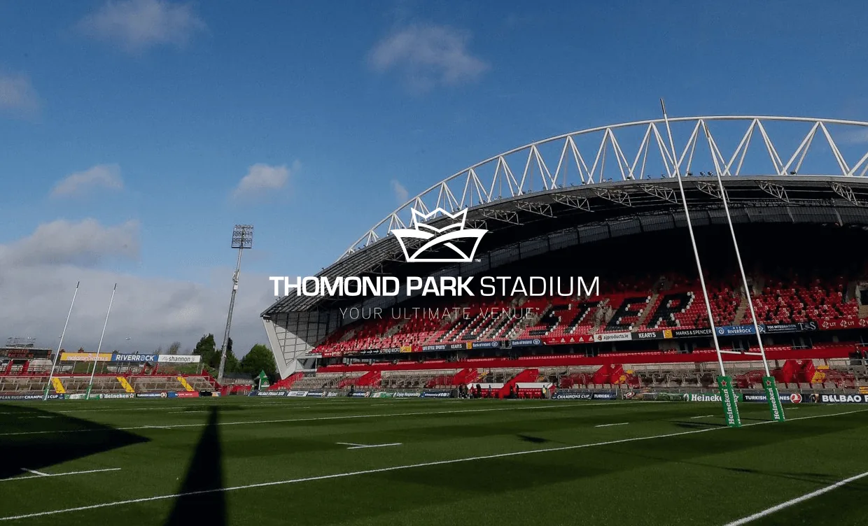 Thomond Park Stadium, a prominent Limerick landmark for website design.
